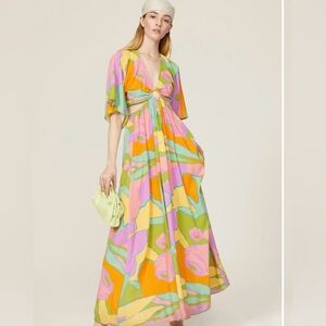 Show Me Your Mumu Dana Colorful Floral Maxi Dress